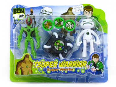 BEN10 Transtormer W/L_M & Super Man toys