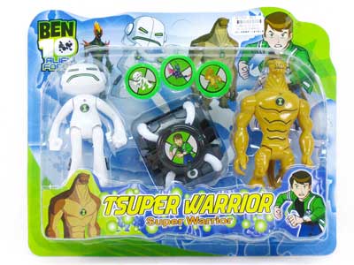 BEN10 Transtormer W/L_M & Super Man toys