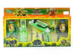 Turtles Set & Mobile Telephone W/L_M toys