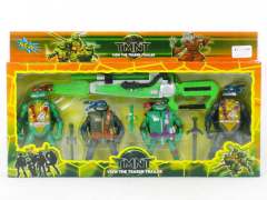 Turtles Set & Gun W/M(4in1) toys