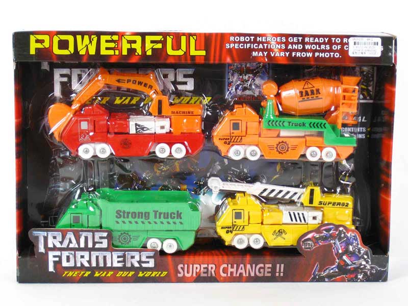 Distortion Construction Car(4in1) toys