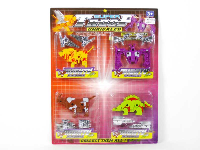 Transmutation Super Army(4in1) toys