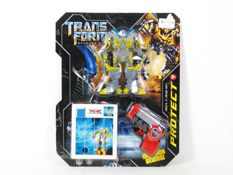 Transforms Robot & Gun & Puzzle toys