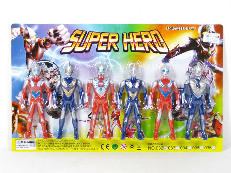 Ultraman W/L(6in1) toys