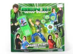 BEN10公仔套带灯光加手机(包电)