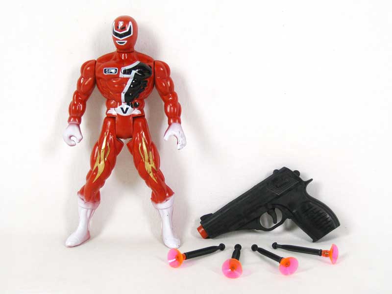 Warrior W/L & Soft Bullet Gun toys