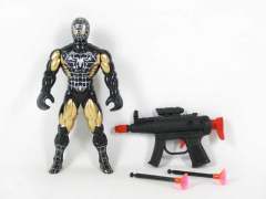 Spider Man W/L & Soft Bullet Gun