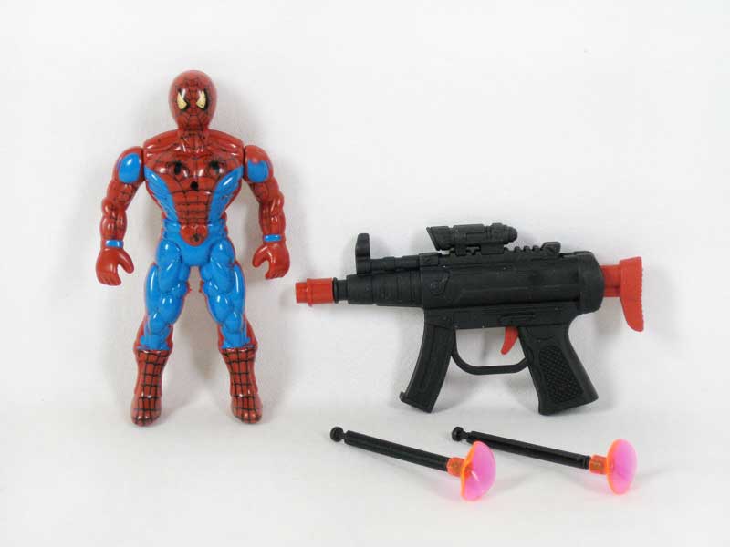 Spider Man & Soft Bullet Gun toys