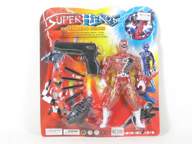 Warrior W/L & Soft Bullet Gun toys