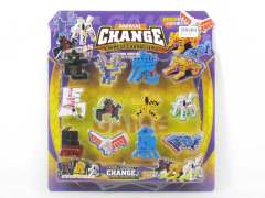 Transforms Chinese characters(6in1) toys