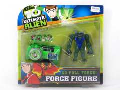 BEN10 Doll W/L & Flying Saucer Watch W/L_IC(3S)