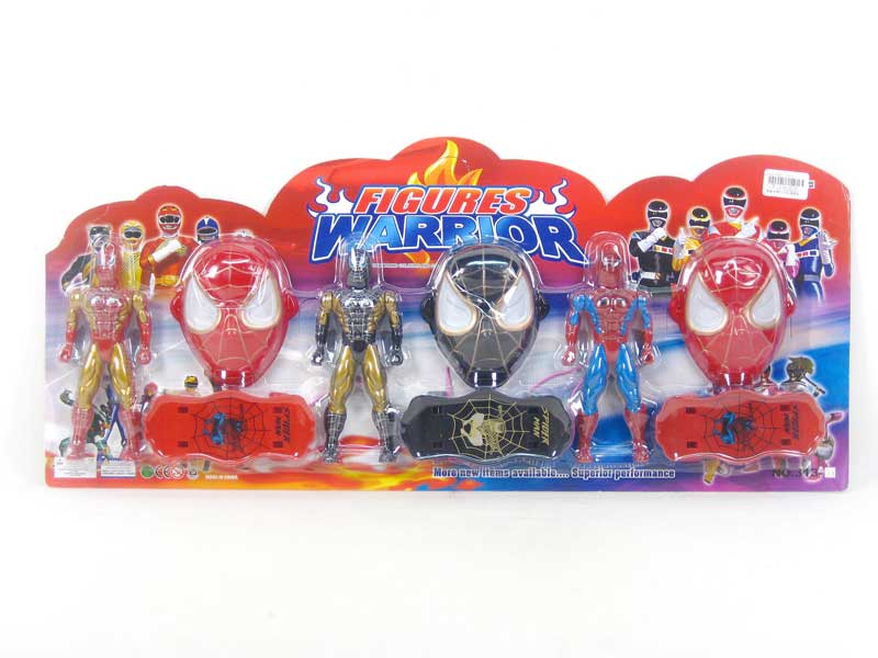Spider Man W/L & Skateboard toys