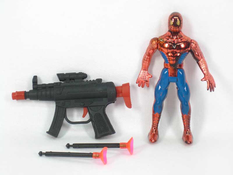 Spider Man & Soft Bullet Gun toys