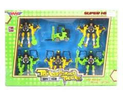 Transforms mobile machinery shop(6in1) toys