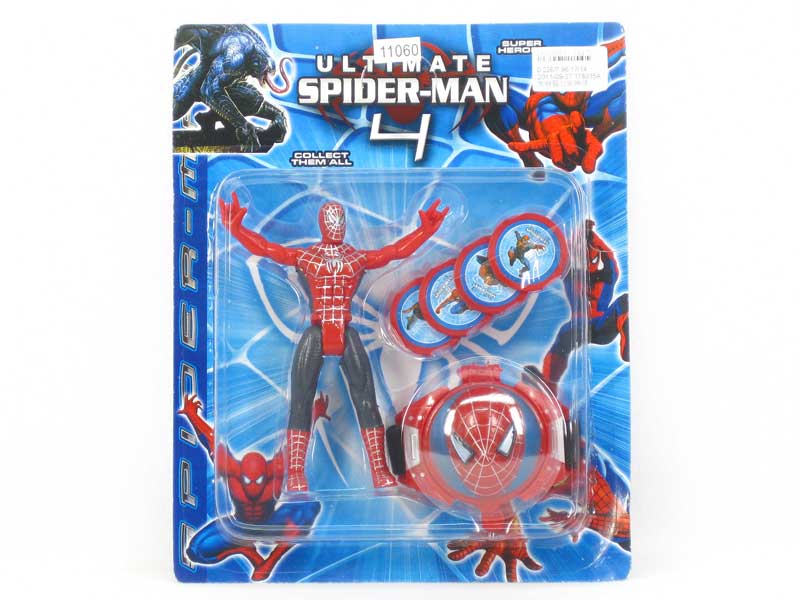 Emitter & Spider Man toys