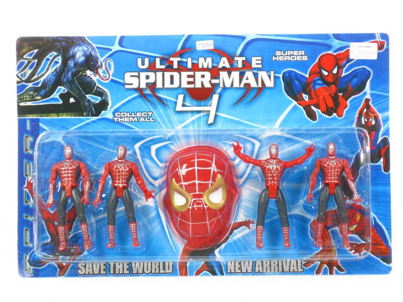 Spider Man & Mask(4in1) toys
