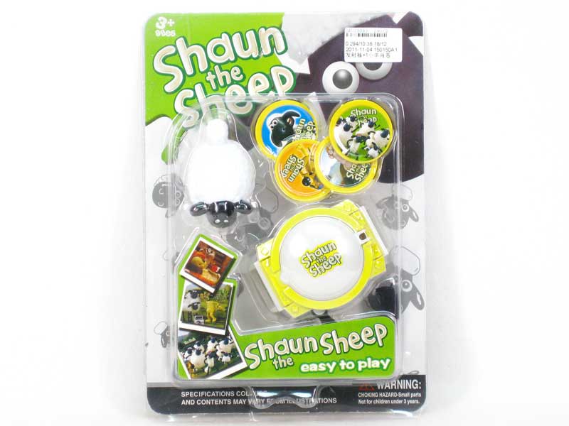 Emitter & Shaun Sheep toys