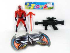 Super Man W/L & Mask & Gun