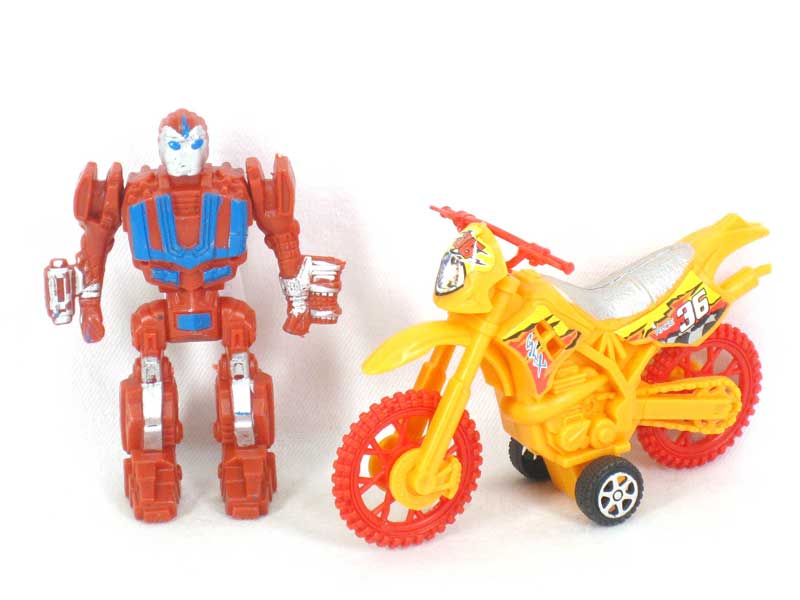 Robot & Motorcycle toys