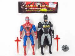 Spider Man & Bat Man W/L(2in1)