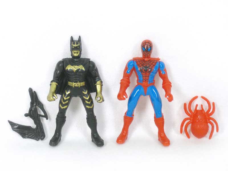Spider Man & Bat Man(2in1) toys