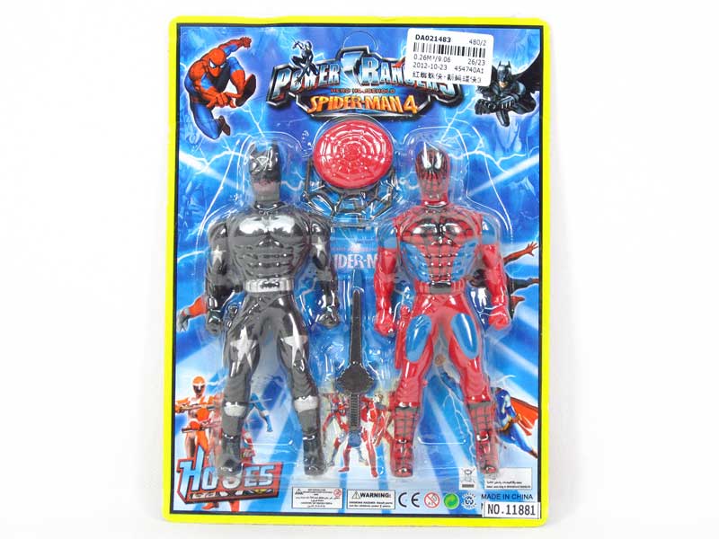 Spider Man & Bat Man toys