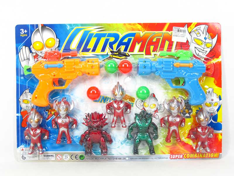 Ultraman & Pingpong Gun toys