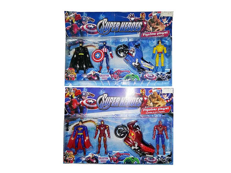 5.5inch Super Man & Motorcycle(2S) toys