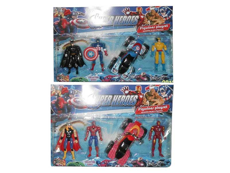 5.5inch Super Man & Car(2S) toys