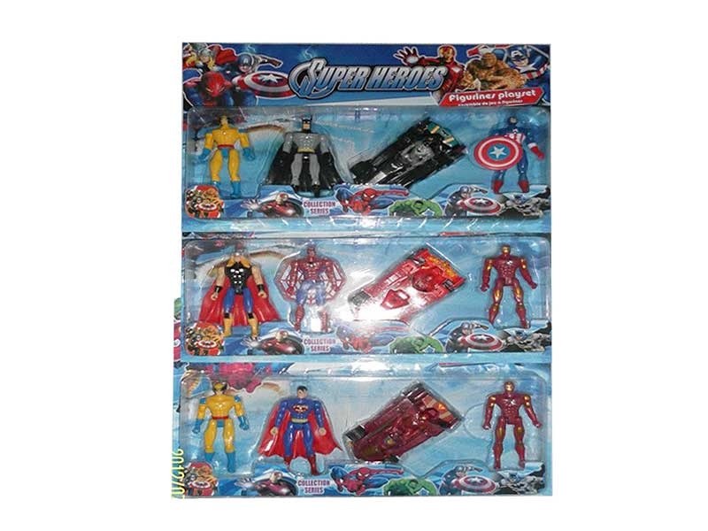 5.5inch Super Man & Car(3S) toys