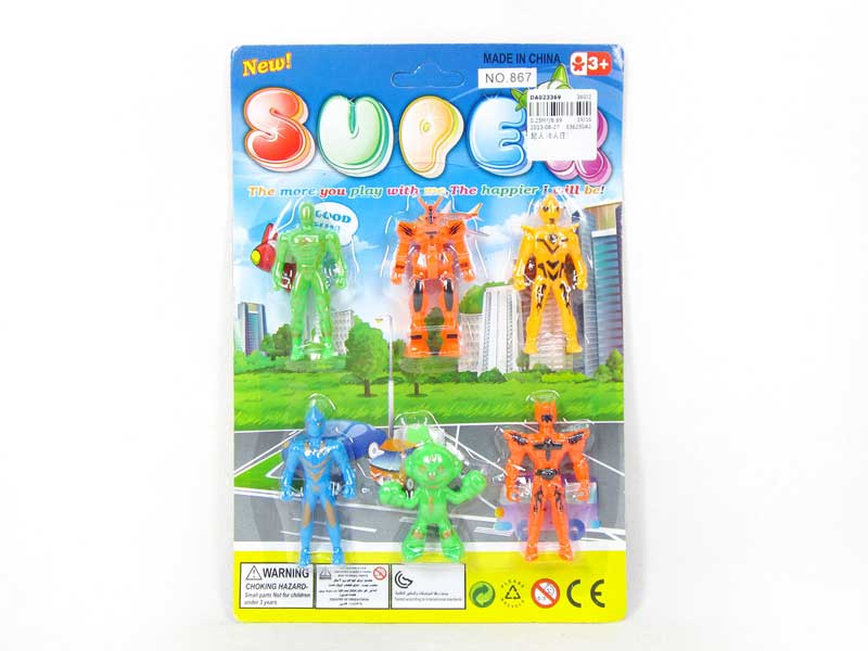 Super Man(6in1) toys