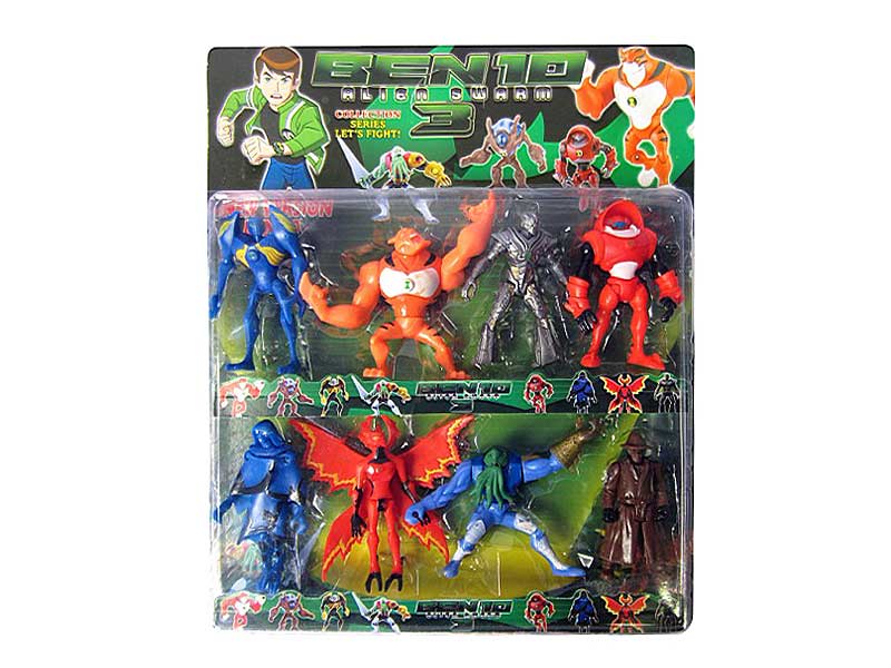 4inch BEN10 Doll(8in1) toys