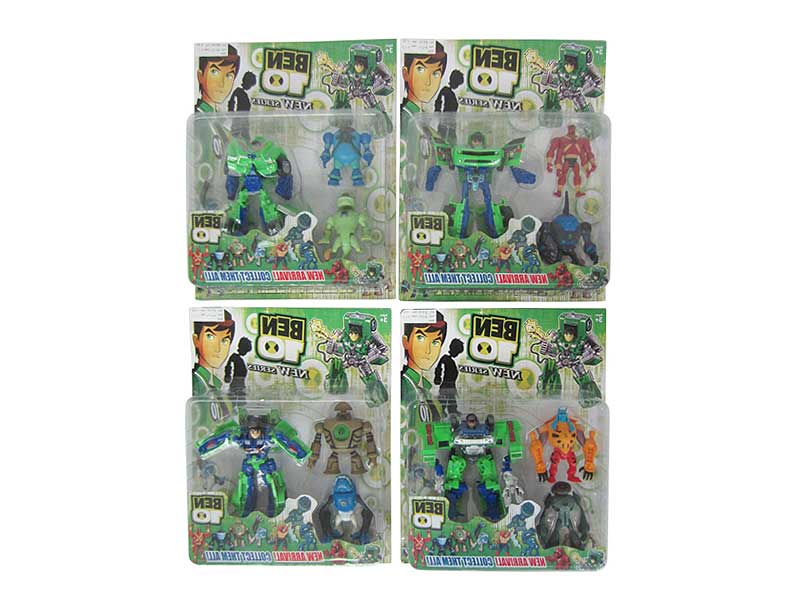 6inch Transforms Car & 4inch BEN10 Doll W/L(2in1) toys