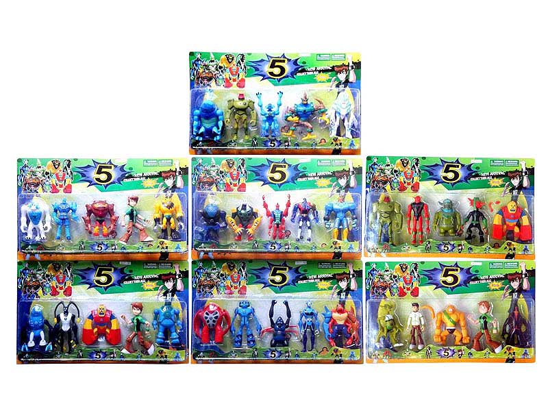 6inch BEN10 Doll W/L(5in1) toys