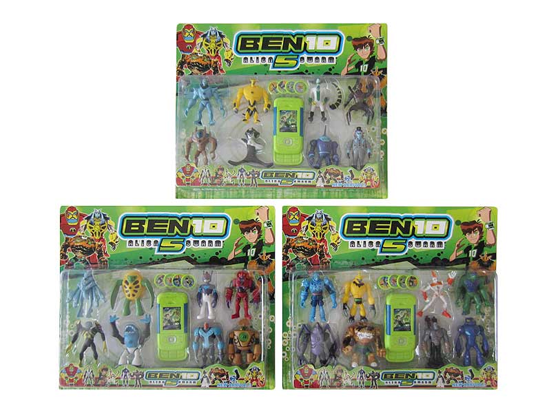 3inch BEN10 Doll Set(8in1) toys