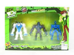 BEN10 Doll W/L(3in1) toys