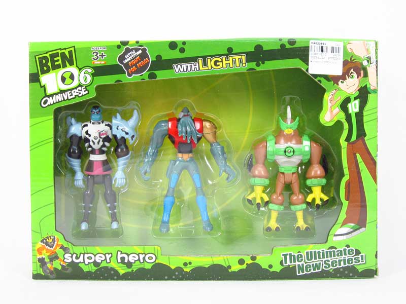 BEN10 Doll W/L(3in1) toys