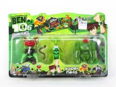 第六代BEN10公仔带灯光(3只庄)