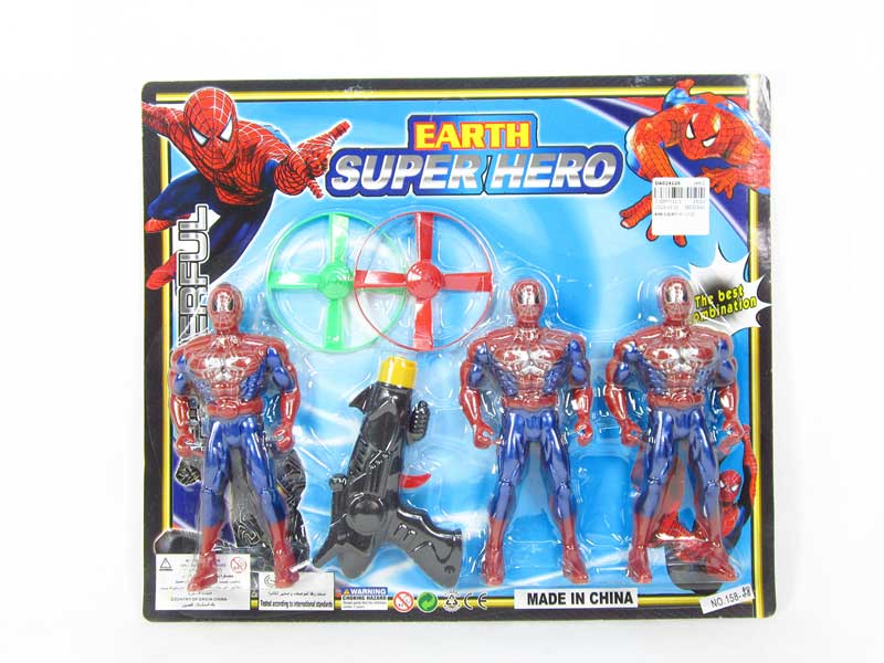 Spider Man Set W/L(3in1) toys