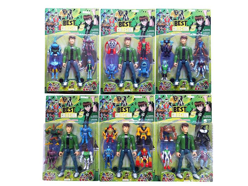 10inch BEN10 & 4.5inch BEN10 Doll(4in1) toys