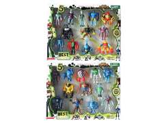 4.5inch BEN10 Doll(12in1) toys