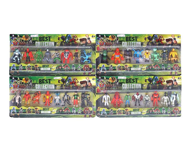2.5inch BEN10 Doll(8in1) toys
