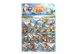 3inch Phineas And Ferb(20in1) toys