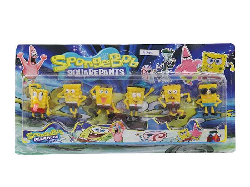 2.5inch Spongebob(6in1) toys