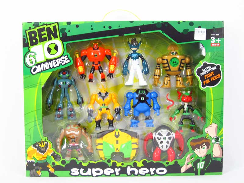 BEN10 Set W/L(9in1) toys