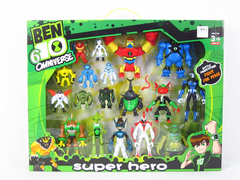 BEN10 Set W/L(10in1) toys
