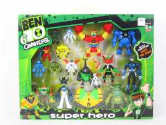 第6代BEN10套装带灯光(8只庄)