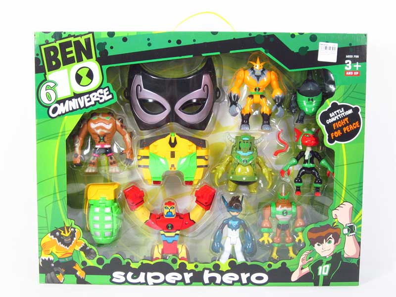 BEN10 Set W/L(8in1) toys