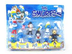 2.2-4inch The Smurfs(12in1) toys