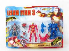 6inch Iron Man W/L(3in1) toys